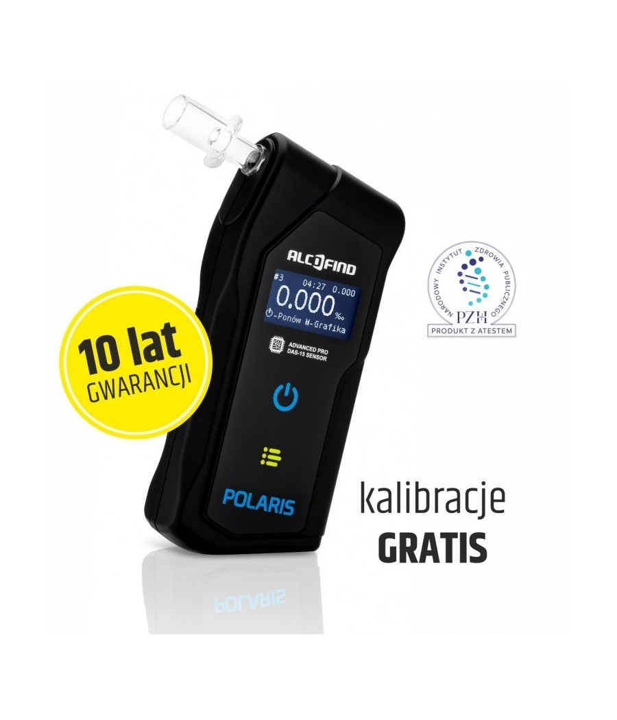 Alcofind Polaris Alkomat Policyjny -ROK KALIBRACJI