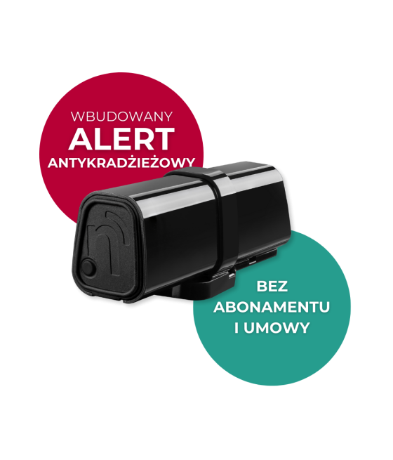 Lokalizator notiOne GPS PLUS z Alertem Antykradzieżowym